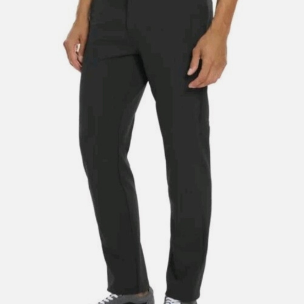 Hurley Men's Pants Performance Stretch Pants Zip Pockets Black QUICK SHIP